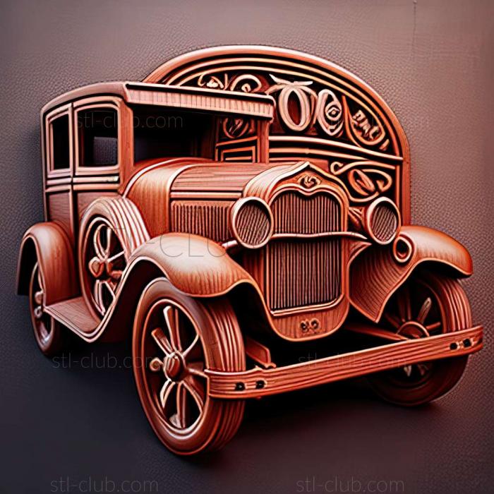 3D model Ford Model A 1927 (STL)